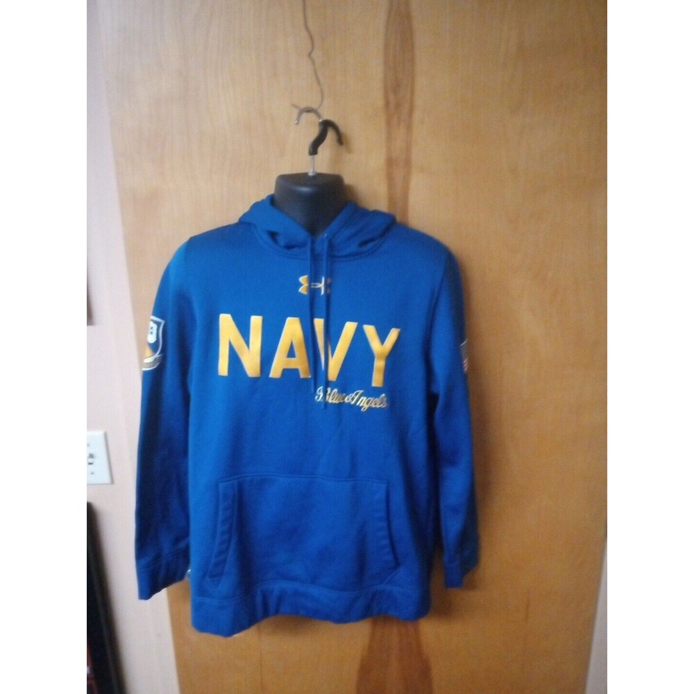 Under Armor Navy Blue Angels Mens's Medium Hoodie